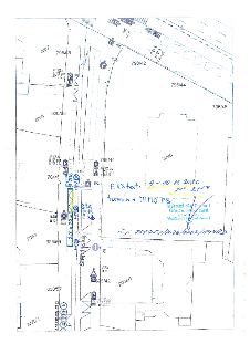 Situační plán / dopravní schéma ulice Štěpánská v Praze 1. Ručně psané doplňky: E13 text: 9. - 10. 11. 2026, 9:00 - 23:59, termín + MIMO PS. Razítko úřadu: Měs…