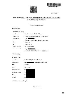 Naskenovaná stránka textového dokumentu - Objednávka „Koordinační činnost přípravné fáze zakázek - rekonstrukce a stavební úpravy objektů HS“, OBJ/35/03/014794…