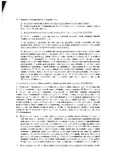 Výňatek ze smlouvy o poskytnutí dotace MČ Praha 20. Bod 3: Povinnosti příjemce (dodržení podmínek, realizace akce do 31.12.2026, archivace dokladů 5 let, uvádě…