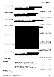 Výpis z obchodního rejstříku (oddíl U, vložka 931), složení správní rady: Mgr. Ing. Jaromír Beránek (vznik 13. 1. 2021), Ing. Mariana Čapková (vznik 13. 1. 202…