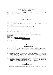 Veřejnoprávní smlouva o poskytnutí dotace z rozpočtu MČ Praha 20, číslo: S/12/2026/0086. Smluvní strany: Poskytovatel: Městská část Praha 20, sídlo: Jívanská 6…