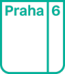 Informační tabulka s textem 'Praha 6', označující městskou část.