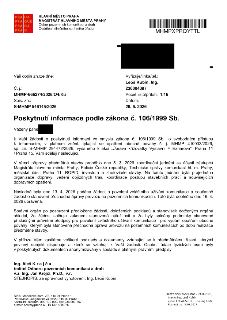 Úřední dokument Magistrátu hlavního města Prahy, Odbor pozemních komunikací a drah, č. j. MHMP-666274/2026/O4/Ku ze dne 29. 6. 2026. Předmět: Poskytnutí inform…