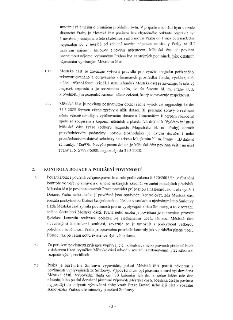 Naskenovaná stránka textového dokumentu (smlouva), obsahující body 1.3.8, 1.3.9 a sekci '2. KONTROLA DOTACE A PORUŠENÍ POVINNOSTÍ' s podbory 2.1, 2.2 a 2.3. Te…