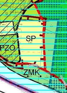 Výřez z územního plánu nebo katastrální mapy. Zobrazené parcely zahrnují mimo jiné: 3156/1, 3155/3, 3153, 3152/1, 3151, 3148, 3150, 3149, 3147, 3140/1, 3140/3,…