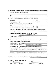 2. Je-li žádáno o změnu povolení k vypouštění odpadních vod do vod povrchových: Povolení k vypouštění odpadních vod vydal: ---- dne: ---- čj.: ---- 3. Údaje o…