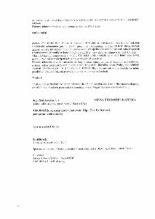 Naskenovaná stránka textového dokumentu (rozhodnutí Magistrátu hl. m. Prahy):

na souřadnicích v S-JTSK y=736979.858 a x=1036314.716 naproti sloupu veřejného o…