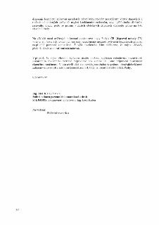 Naskenovaná stránka textového dokumentu (dopis/vyjádření) podepsaná Ing. Alešem Krejčou, v.r., ředitelem odboru pozemních komunikací a drah. Text obsahuje:

'd…