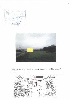 Dokument Policie ČR, dopravní inspektorát, odsouhlaseno dne 22. 5. 2000, pod č.j. PSP-38-16/2000. Obsahuje fotografii silnice s popiskem 'KUNRATICKÁ SPOJKA - P…