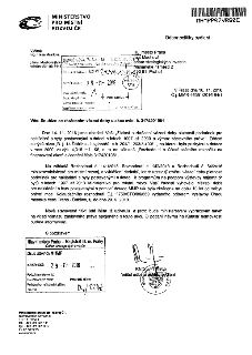 Úřední dopis Ministerstva pro místní rozvoj ČR ze dne 16. 11. 2016 (č.j.: MMR-46361/2016-84/1) adresovaný Hlavnímu městu Praze, odboru strategických investic.…