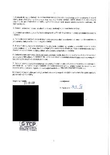 Druhá strana dodatku ke smlouvě obsahující právní ustanovení (II.): 1. Změna čísla bankovního účtu nevyžaduje změnu smlouvy, stačí písemné oznámení e-mailem. 2…