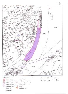 Katastrální mapa zobrazující území v Praze (Záběhlice). Mapa obsahuje parcelní čísla (např. 1888/1, 1900, 1906, 5643/2, 5905/5 atd.), názvy ulic (V Zapoli, Na…