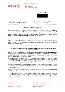 Městská část Praha 3, Úřad městské části, Odbor dopravy, Oddělení silničního úřadu. V Praze dne 22. 10. 2026. Spisová značka: S ÚMČ P3 511907/2026. Značka: OD/…
