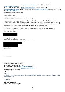 E-mailová komunikace ohledně seznamů budov občanské vybavenosti. Horní e-mail (odesílatel neuveden, adresát Pavla Dytrychová, v kopii Adam Zábranský, Martin Ka…