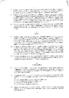 Strana 4 smlouvy obsahující body 4.2 až 6.3. Body zahrnují: 4.2 povinnost příjemce umožnit účast zástupců MČ Praha 1 na akcích, 4.3 povinnost uvádět logo MČ Pr…