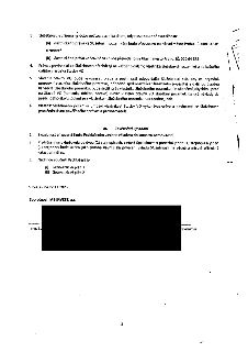 Právní dokument týkající se zřízení služebnosti. Obsahuje body: 3. Služebnost zaniká, pokud vlastnické právo ke služebným pozemkům a ke stavbě VO přejde na Hla…