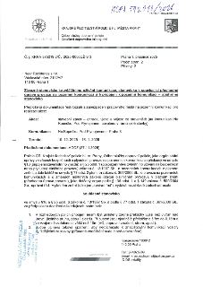 MCP8 592010/2026 PCR00ETRSO82658438. KRAJSKÉ ŘEDITELSTVÍ POLICIE HL. MĚSTA PRAHY. Odbor služby dopravní policie, Oddělení dopravního inženýrství. Č. j. KRPA-37…
