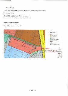 Dokument obsahuje informace o vlastnictví a návrhu změny územního plánu. Vlastník: MISSISSIPPI, s.r.o., IČ: 25704192, se sídlem: Dušní 906/8, Staré Město, 110…