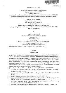 Smlouva o dílo (stejnopis č. 1, č. smlouvy objednatele: DIL/01/01/002107/2022, č. smlouvy zhotovitele: 5/2022) uzavřená mezi Hlavním městem Praha (zastoupeným…