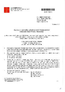 Zpráva o výsledku přezkoumání hospodaření městské části Praha - Královice za rok 2025. Dokument vydal Magistrát hlavního města Prahy, Odbor kontrolních činnost…