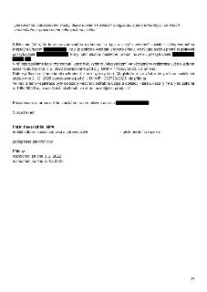 Úřední sdělení týkající se registrace sociální služby. Dokument uvádí, že kopii rozhodnutí o registraci je třeba vyžádat u Krajského úřadu, který službu prvně…