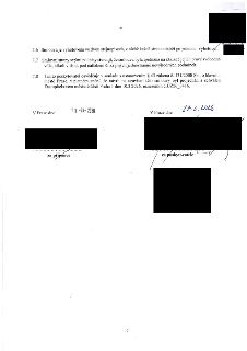 Závěrečná ustanovení smlouvy: 7.6 Smlouva je vyhotovena ve dvou stejnopisech. 7.7 Smluvní strany stvrzují, že smlouva byla sjednána svobodně. 7.8 Poskytovatel…