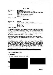 PLNÁ MOC. Zmocnitel: PRAMENY 2020, a.s., Na Okraji 335/42, Praha 6 - Veleslavín, PSČ 162 00, IČO: 271 21 615, zastoupená Michalem Drmolou a Michalem Skorkovský…