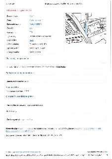 Výpis z katastru nemovitostí pro parcelu č. 552, k.ú. Motol, obec Praha. Výměra: 251 m2. Typ parcely: Parcela katastru nemovitostí. Způsob využití: ostatní kom…