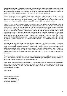 Úřední dokument (strana 2/2) týkající se řešení populace zdivočelých koček v areálu Porodnice U Apolináře. Hlavní body: 1. Zvířata je třeba odborně odchytit, v…