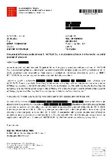 Úřední sdělení Magistrátu hlavního města Prahy, odboru dopravněsprávních činností, ze dne 14. 07. 2026. Předmět: Poskytnutí informace podle zákona č. 106/1999…