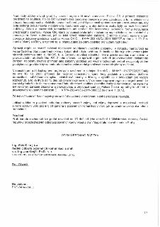 Text dokumentu správního orgánu týkající se povolení reklamního zařízení. Správní orgán akceptuje předchozí souhlas Policie ČR (č.j. KRPA-202-41/ČJ-2011-0000DŽ…