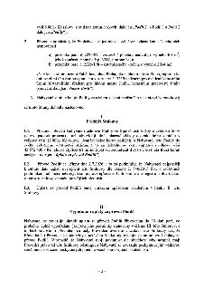 Strana 2 smlouvy o převodu podílů ve společnosti. Obsahuje specifikaci nemovitostí (parc. č. 2225/87 a 2225/178 v k.ú. Záběhlice, Praha, LV 3239). Článek I. (P…