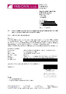 Žádost o vydání závazného stanoviska orgánu územního plánování dle §96b stavebního zákona k projektové dokumentaci pro společné povolení. Akce: Polyfunkční dům…
