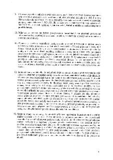 Strana 4 smlouvy obsahující body 9 až 13:
9. Povinnost příjemce vést účetnictví nebo daňovou evidenci v souladu se zákonem č. 563/1991 Sb. a č. 586/1992 Sb. a…