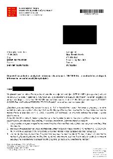 Hlavní město Praha, Magistrát hlavní města Prahy, Odbor územního rozvoje, Oddělení právní a ekonomické. Váš dopis zn./ze dne: 17.09.2026. Č. j.: MHMP 941784/20…
