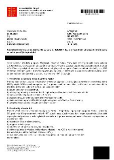 Hlavní město Praha, Magistrát hlavní města Prahy, Odbor školství, mládeže a sportu, Oddělení sekretariátu a projektů. Dle rozdělovníku. Váš dopis zn./ze dne: 2…