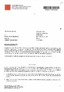 Rozhodnutí Magistrátu hl. m. Prahy (č. j. MHMP-310317/2026/O4/Lj, datum 10. 4. 2026) povolující zřízení a provozování 1 ks stávajícího, oboustranného, neosvětl…