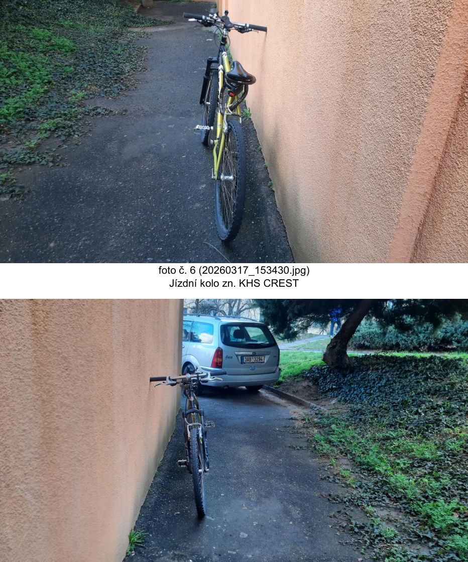 Fotografie jízdního kola značky KHS CREST, které je pravděpodobně předmětem majetkoprávního nebo obdobného úředního řízení.
