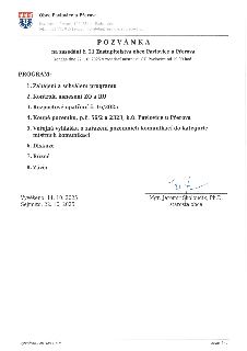 Pozvánka na zasedání č. 21 Zastupitelstva obce Pavlovice u Přerova, které se koná 22. 10. 2025 v 19:00 v zasedací místnosti OÚ Pavlovice. Program: 1. Zahájení…