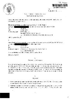Nájemní smlouva NAP/58/01/007165/2005 mezi Hlavním městem Praha (pronajímatel) a News Outdoor Czech republic s.r.o. (nájemce). Předmětem je pronájem části poze…