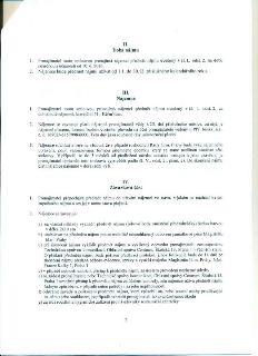Strana 2 nájemní smlouvy obsahující články II, III a IV. Článek II (Doba nájmu): nájem na dobu neurčitou od 10. 6. 2016, užívání od 1. 1. do 30. 12. Článek III…