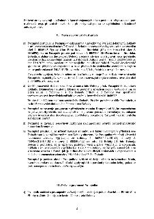Právní dokument (strana 2) upravující postoupení práv a závazků k investiční akci č. 0046095 'Bytový dům Peroutkova – Jinonická', nově pod názvem '0047384 BD P…