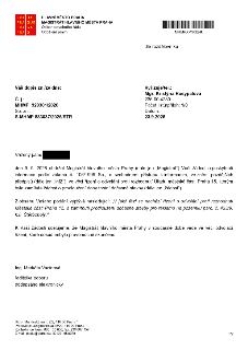 HLAVNÍ MĚSTO PRAHA, MAGISTRÁT HLAVNÍHO MĚSTA PRAHA, Odbor stavebního řádu, Oddělení právní. Č. j.: MHMP 929301/2026, Sp. zn.: S-MHMP 883037/2026/STR. Vyřizuje/…