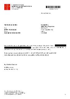 Úřední sdělení Magistrátu hlavního města Prahy, Odbor stavebního řádu, Oddělení právní. Č.j.: MHMP 872368/2026, Sp. zn.: S-MHMP 851825/2026/STR. Datum: 11.9.20…