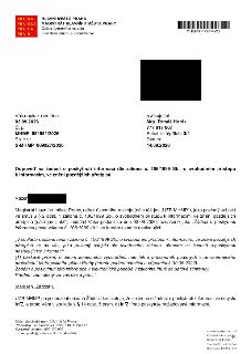 Odpověď na žádost o poskytnutí informací dle zákona č. 106/1999 Sb., o svobodném přístupu k informacím. Vydavatel: Hlavní město Praha, Magistrát hlavního města…