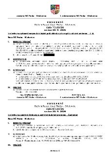 USNESENÍ Rady městské části Praha – Běchovice, číslo 7/100/26 ze dne 30. 9. 2026 k návrhu na vyřazení nevymahatelných pohledávek z přestupků z účetní evidence…