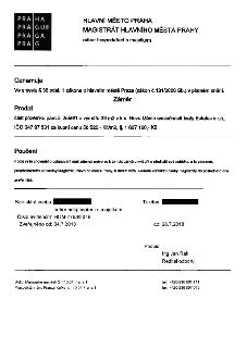 Oznámení záměru prodeje části pozemku parc.č. 2556/1 o výměře 33 m2 v k.ú. Nové Město společnosti Inafy Estates s.r.o. (IČO 047 97 531) za kupní cenu 50 520 Kč…
