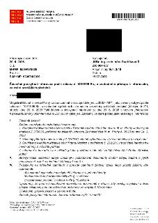 Úřední dokument Magistrátu hlavního města Prahy, odboru územního rozvoje, ze dne 15. 7. 2026. Předmět: Částečné poskytnutí informace podle zákona č. 106/1999 S…