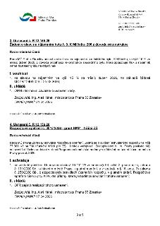 Výpis z usnesení Rady MČ Praha-Zbraslav: 1) Usnesení č. R 12 155 26: Žádost o slevu na nájemném bytu č. 9, K Mlíčníku 206, ve výši 15 % za duben 2026 z důvodu…