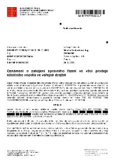 HLAVNÍ MĚSTO PRAHA, MAGISTRÁT HLAVNÍHO MĚSTA PRAHY, Odbor pozemních komunikací a drah, Oddělení silničního správního úřadu. Č. j.: MHMP-833893/2026/O4/Vz, Spis…